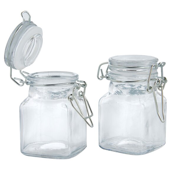 Vonshef Mini Clip Top Glass Canning Jar Set Reviews Wayfair